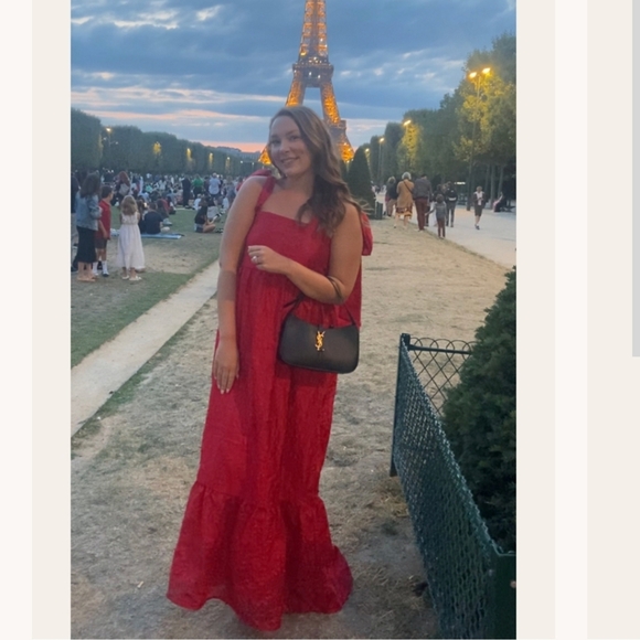 Sister Jane Ava Bay Red Maxi Dress with Bow Details - Picture 4 of 12